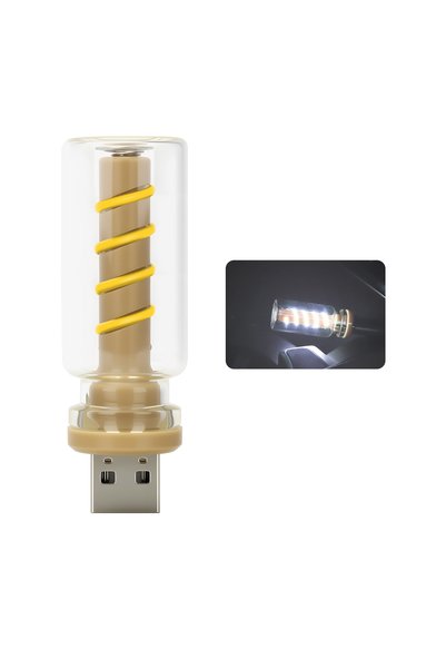 Choice مصباح LED أبيض من Kevanly بتصميم إبداعي مع تحكم باللمس عبر USB، مصباح ...