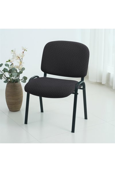 Choice 1Set A4 Chair Cover 2Pcs/Set T Jacquard Folding Dining Chair Cover Ela...