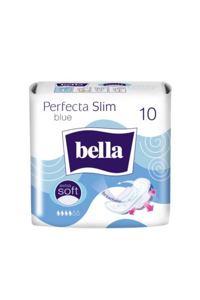 Bella Σερβιέτες - Perfecta Slim Blue Εξαιρετικά Απαλές, 10 τεμ.