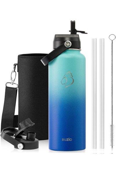 Generic Double Wall Stainless Steel Sports Wide Mouth Water Bottle, BPA-Free ...