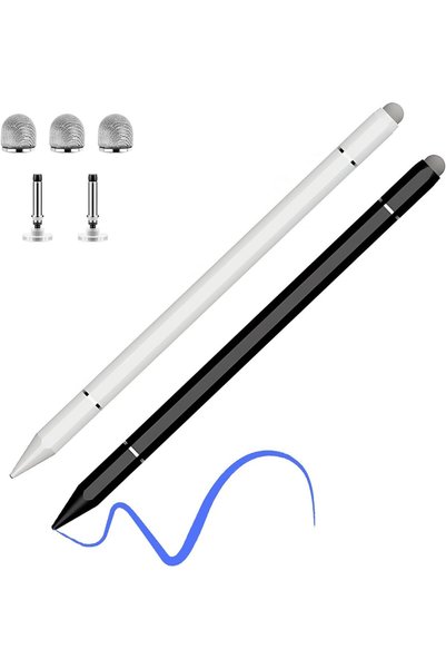 Generic 2 Pack Tablet Pen for All Touch Screens, 3 in 1 Stylus Touch Pen with...