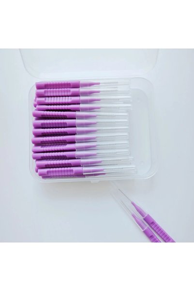 Choice Purple 0.6mm 50Pcs 0.6-1.2mm Interdental Brushes Health Care Tooth Pus...