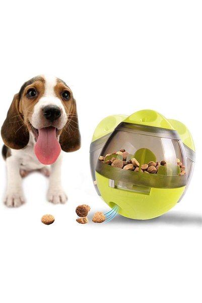 Generic Dog Interactive Toy, Food Dispensing Tumbler Feeder, Adjustable Puzzl...