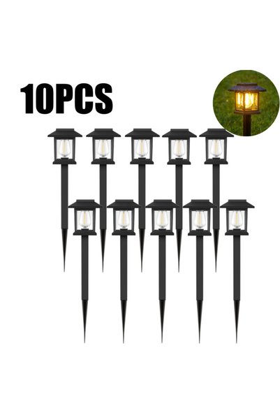 Choice Warm-10PCS 10PCS 1 Set Solar Outdoor Landscape Light LED Tungsten Warm...