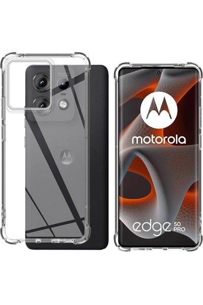 ERBORD Phone case for Motorola Edge 50 Pro, ERBORD, Silicone/TPU, transparent