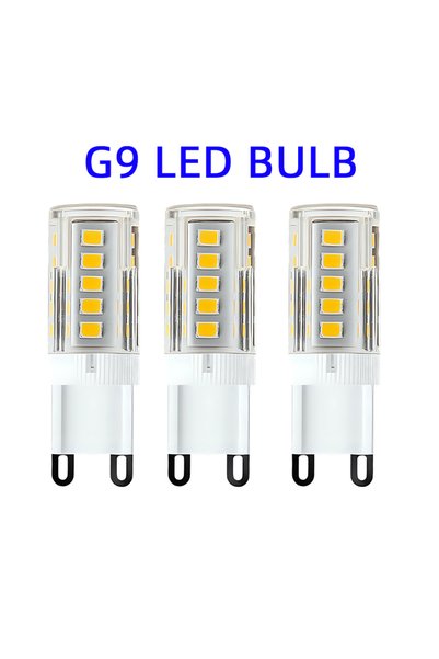 Choice مصباح LED أبيض G9 بقوة 5 واط، يعمل بجهد 110-240 فولت، إضاءة عالية، 360...