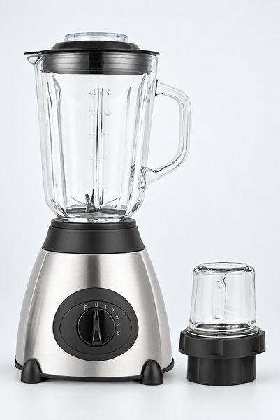 BLACK Blender electric BLACK, 5 Viteze și Pulse, Vas de Sticlă 1,5 L