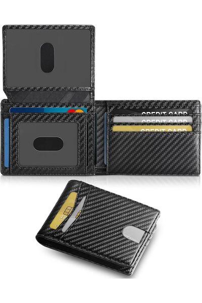 Generic Wallet for Men, Wallet for Men Slim Rfid Leather 2 ID Window, Leather...