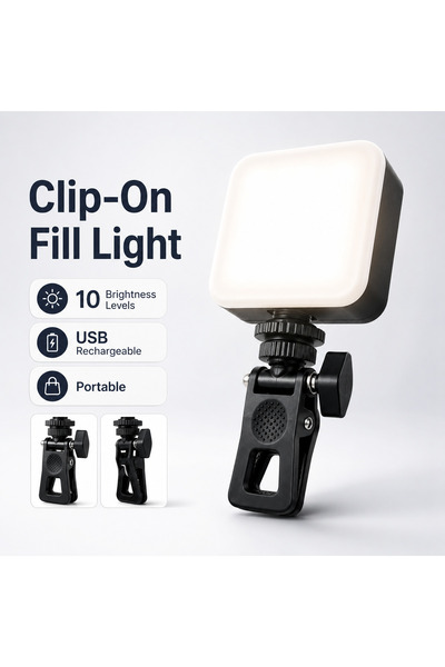 Choice Cool White(5500-7000 AY49-clip AY-49 RGB LED Video Light Portable Mini...