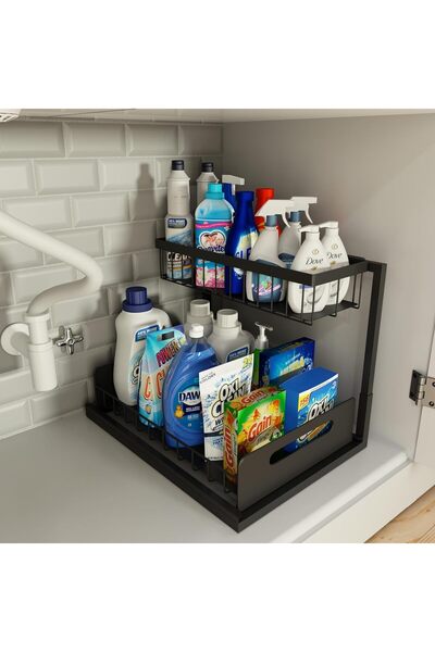 Generic Under Sink Organizers and Storage, Under Sink Organizer, Kitchen Cabi...