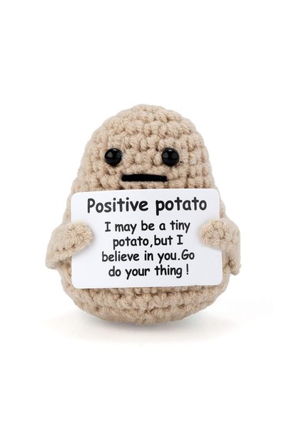 Choice Potato 1 Piece of Mini Fun Potato Plush Toy Gift, Purely Handmade Croc...