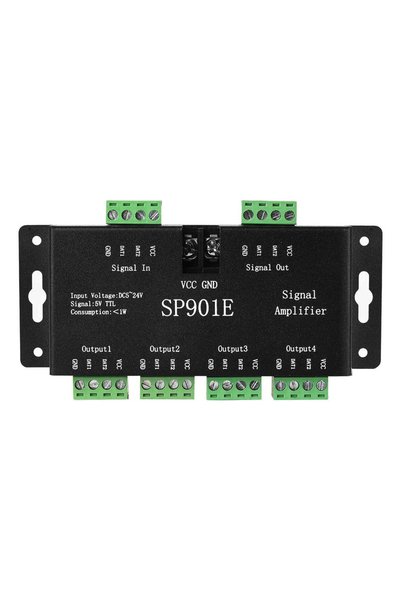 Choice مضخم إشارة WM-SP901E بجهد 5-24 فولت، DC5V-24V، وحدة تحكم LED SPI، مضخم...