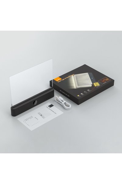 Choice black Smart Led Reading Light, Book Lights at Night, Rechargeable Clea...
