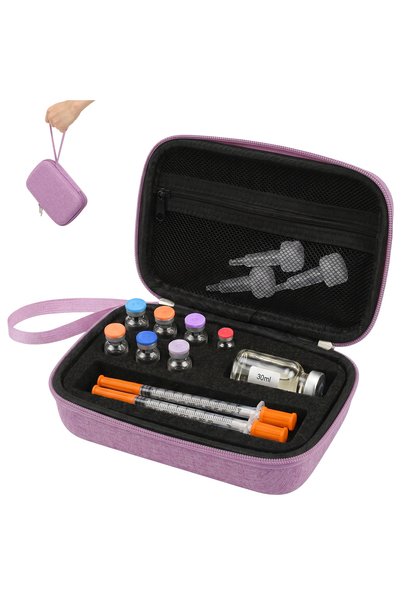 Choice C 7 1 Vial Syring Insulin Vial Case 3ml 30ml Portable Medicine Organiz...