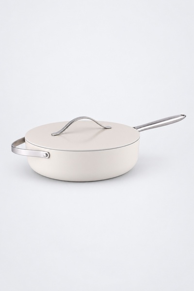 BLACK Tigaie Adâncă cu Capac BLACK, Inducție, Interior Ceramic, 28 cm