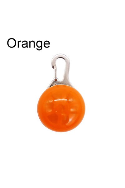 Choice Orange Led Luminous Dog Cat Collar Glowing Pendant Pet Leads Glow Acce...