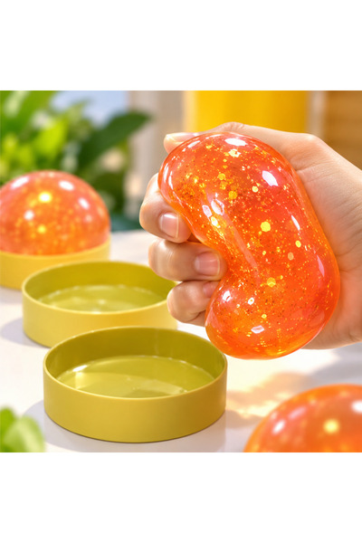 Primo Plus Squishy Anti-Anxiety and Stress-Relief Fidget Toy – Cute, Glittery...