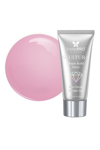 SensoPRO Milano Polygel SCULTURA Μη Κολλώδες - Pink Whisper, 15ml