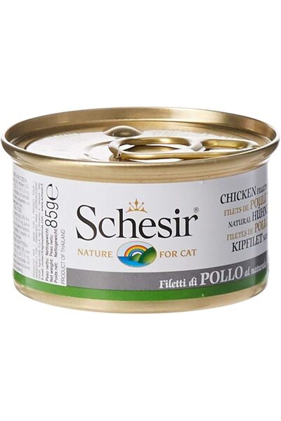 Schesir Cat Wet Food-Chicken Fillets Natural Style (Min Order 85G - 14Pcs)[We...