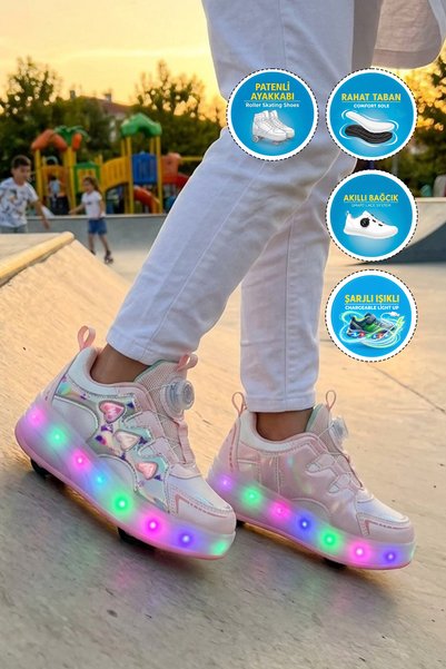 WALKWAY Children's White-Powder Sneakers Yung