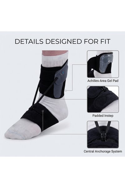 Prime Prim Textile Drop Foot Orthosis Right ATX01, Dynamic Dorsiflexion Suppo...