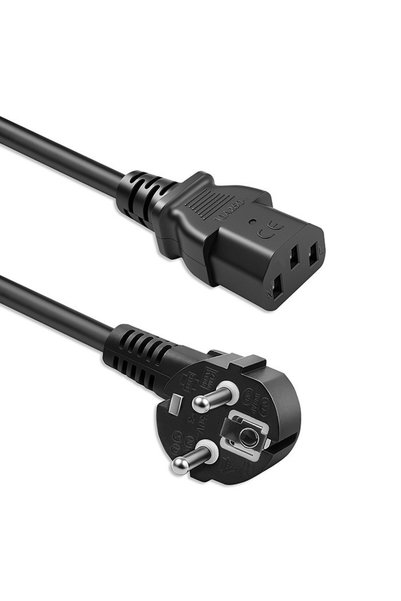 Qoltec Cablu de alimentare SCHUKO CEE cu ștecher în unghi IEC C13 5m