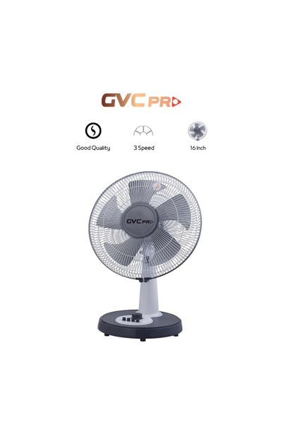 GVC PRO جي في سي برو مروحة جلاسي 14 بوصة أبيض رصاصي - GVCT5400