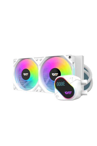 DO240 ARGB LCD 240mm Beyaz Sıvı Soğutma 1851/AM5