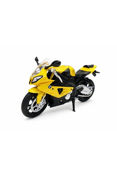 PULIO Motocicletă MSZ 1/12 BMW S1000 RR galbenă