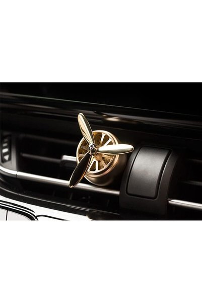 Generic معطر هواء للسيارة على شكل مروحة، مشبك تهوية أنيق، موزع عطر للسيارة مع...