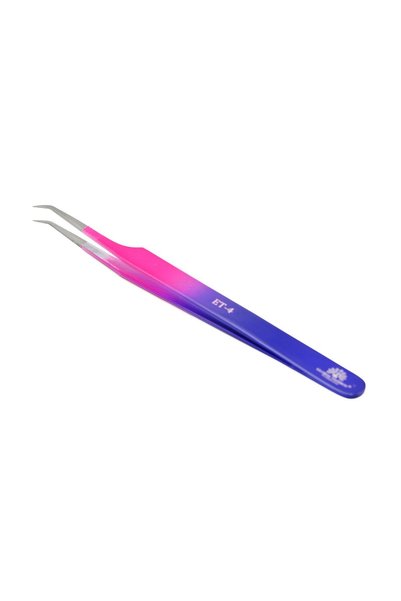 global fashion Set of 4 units: Professional eyelash tweezers ET-4