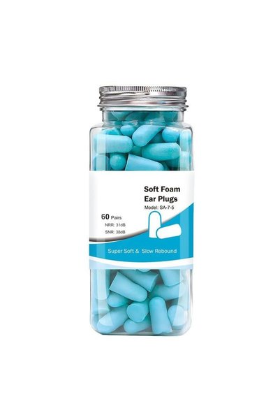 GENERAL 60 Pair Ultra Soft Foam Ear Plugs, Disposable Earplugs For Quiet, 38d...