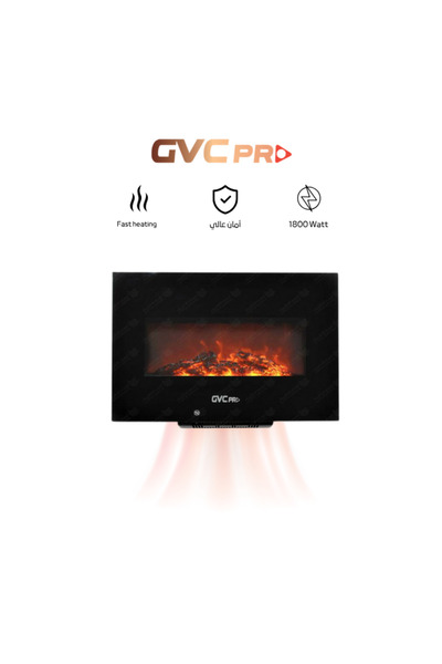 GVC PRO جي في سي برو دفاية ديكور شاشة مع ريموت - GVCHT-203B