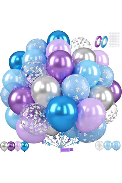 Generic 50Pcs Metallic Balloons Assorted for Party Decorations Balloon Garlan...