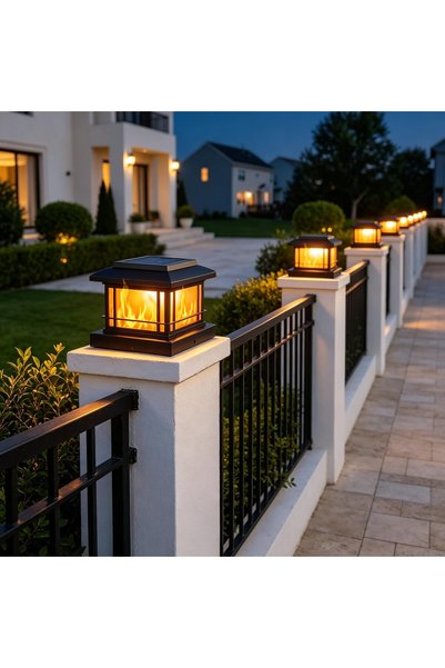 NIUBIER Solar Lights Outdoor, 4 Modes LED Outdoor Solar Lights, المصباح الكهر...
