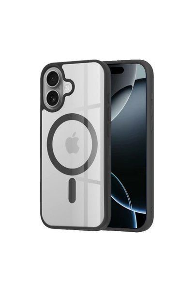FONIX Калъф тип MagSafe FONIX, за iPhone 17, поликарбонатен гръб, силикон, пр...