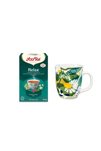 Yogi Tea Pachet Ceai bio Calmant, 17 pliculete x 1.8g (30.6g) si Cana de port...