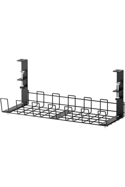 Generic Cable Management Under Desk Tray -No Drill Cable Organizer for Wire M...