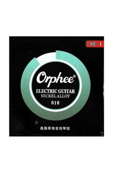 Orphee Se-1-010 Electric Guitar 0.10 Thin Mi String (Single)