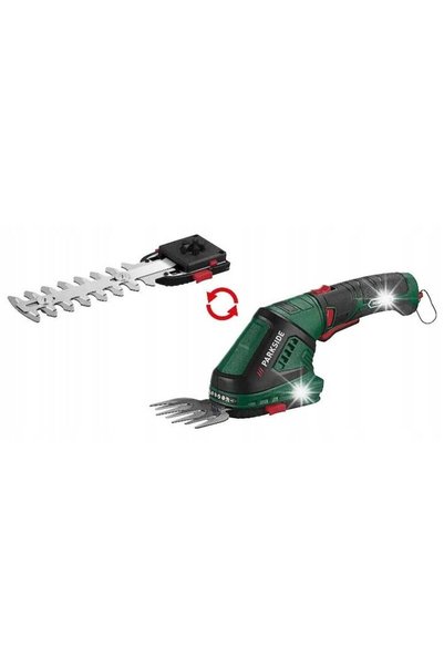 PARKSIDE Foarfecă electrică pentru gard viu și gazon PGSA 4 D5 – 4 V, baterie...