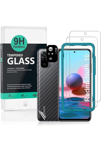 Generic واقي شاشة لهاتف Redmi Note 10(4G)/Note 10S مقاس 6.43 بوصة، عبوة من قط...