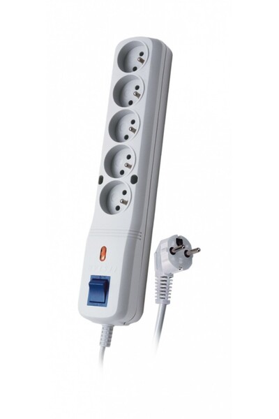Lestar Protector de supratensiune LF-530WA, 3L EMI/RFI, 1,5m, gri