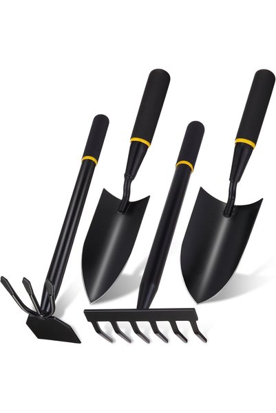 Generic 1 Set Garden Tool Set,Black Heavy Duty Gardening Kit