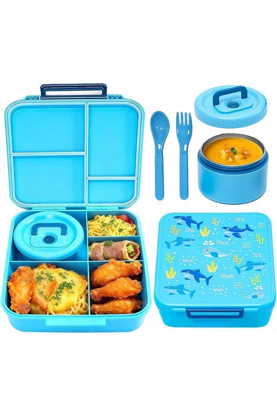 Generic Bento Lunch Box for Kids,1700ml Children's Lunch Box with Compartment...