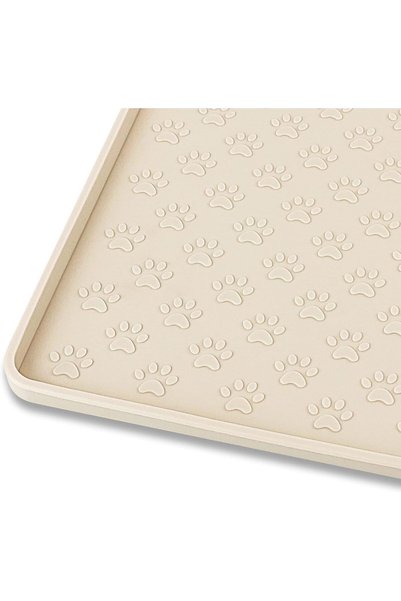 Generic Pet Feeding Mat for Cats Dogs, Waterproof Silicone Food and Water Bow...