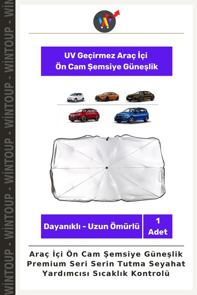 Wintoup Parasolar pentru parbrizul mașinii, seria Premium, pentru a menține p...