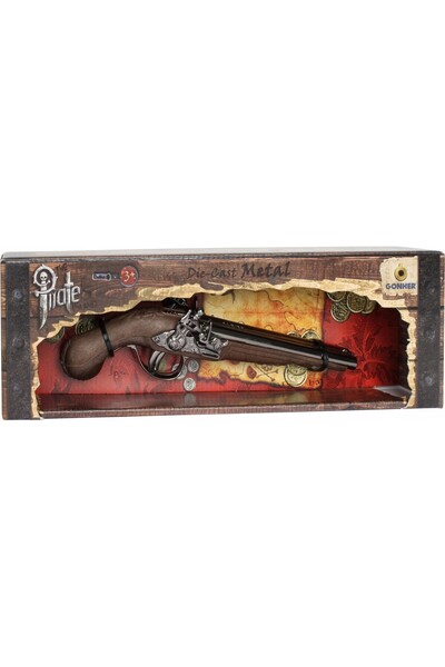 PULIO Pistol de pirat din metal