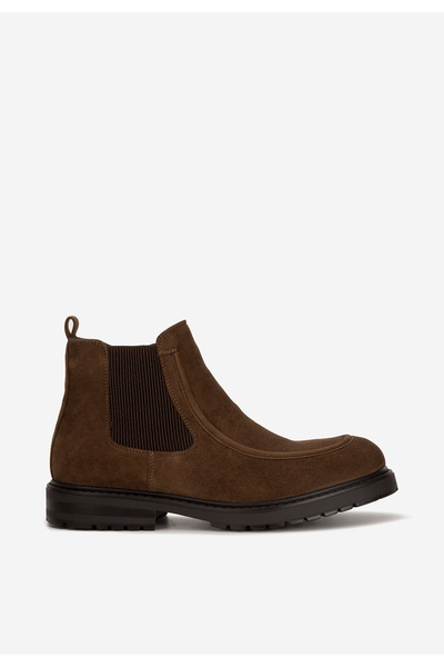 B T Shoes Ghete barbati Marcon maro