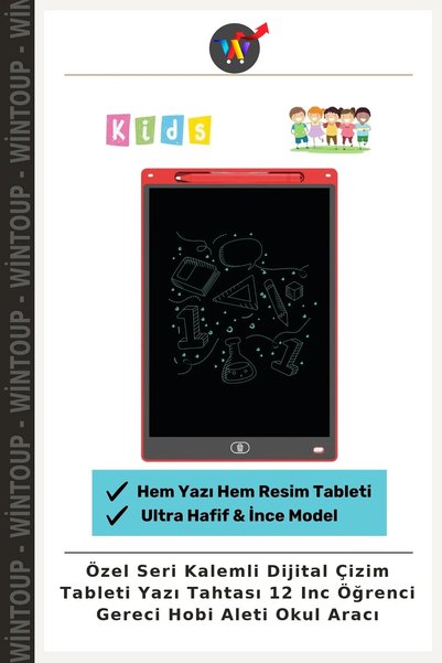 Wintoup Special Edition Digital Drawing Tablet with Pen, 12-Inch Whiteboard—S...