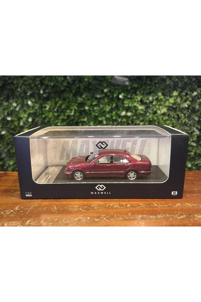 Timemicro MaxWell Mercedes-Benz E-Class E320 W210 Wine Red – 1:64 Scale Metal...